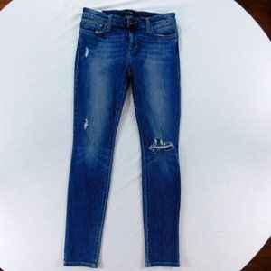 Joe's Jeans - Women's 27 - Straight Leg Holes Dark Inseam 30 inches